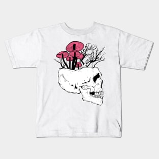 Fungi Skull Kids T-Shirt